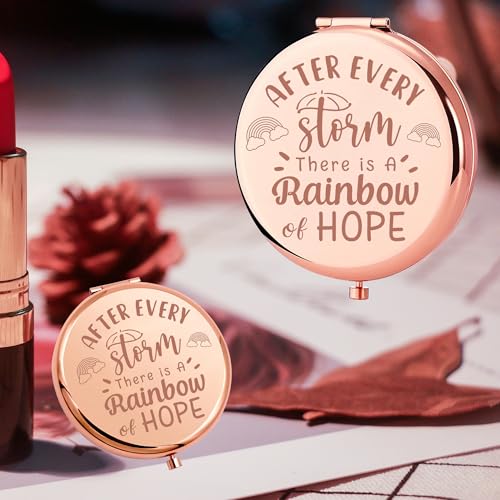 Espejo de maquillaje redondo CMNIM Rainbow Baby miniatura 4