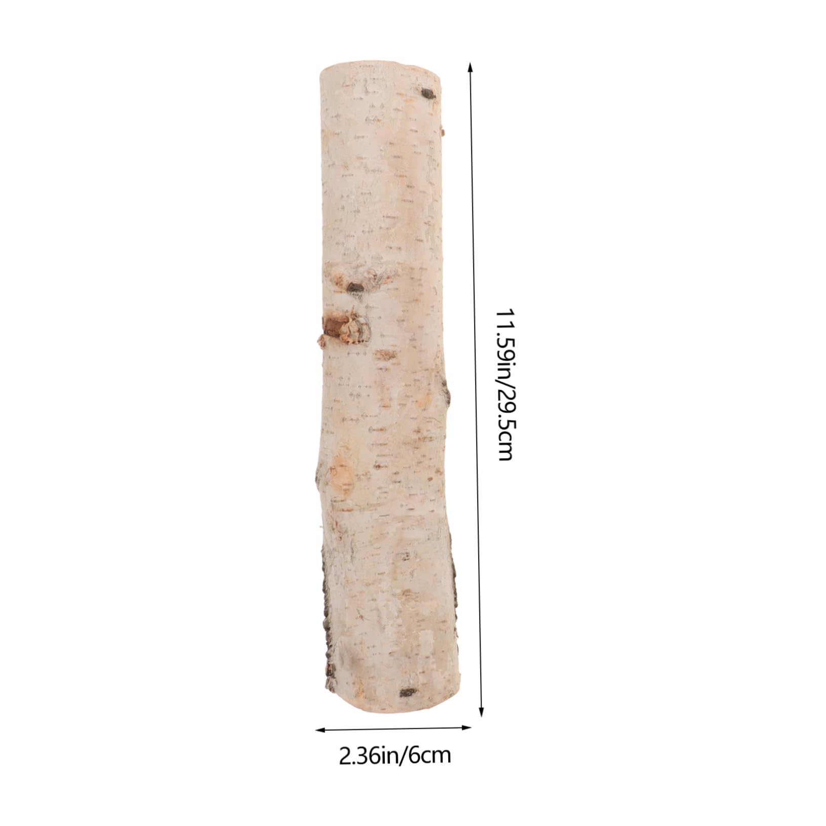 Angoily 4Pcs Natural Birch Logs for DIY Crafts Decorative Sticks for Crafting Lightweight and Durable Birch Poles for Home Decor and Fireplace