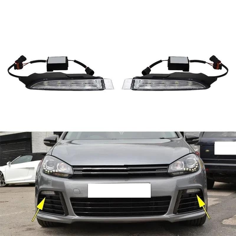 Feux de jour à LED pour Golf 6 R20 antibrouillards usés