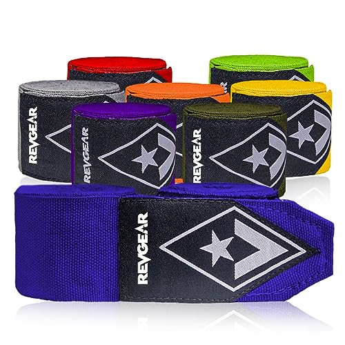 Bande de boxe élastique de 5,1 cm Revgear bleue stabilisatrice de poignet