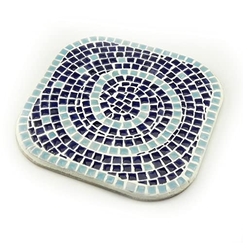 Kit Mosaico sotto Tazza, Blau x2