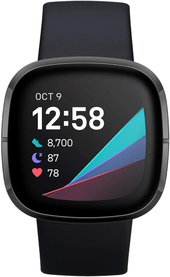Fitbit Sense Advanced Unisex Smartwatch with Tools for Heart Health, Stress Management & Skin Temperature Trends```