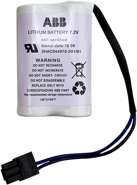 PULADU Original 3HAC044075-001 for ABB Robot CPU 7.2V Lithium Battery