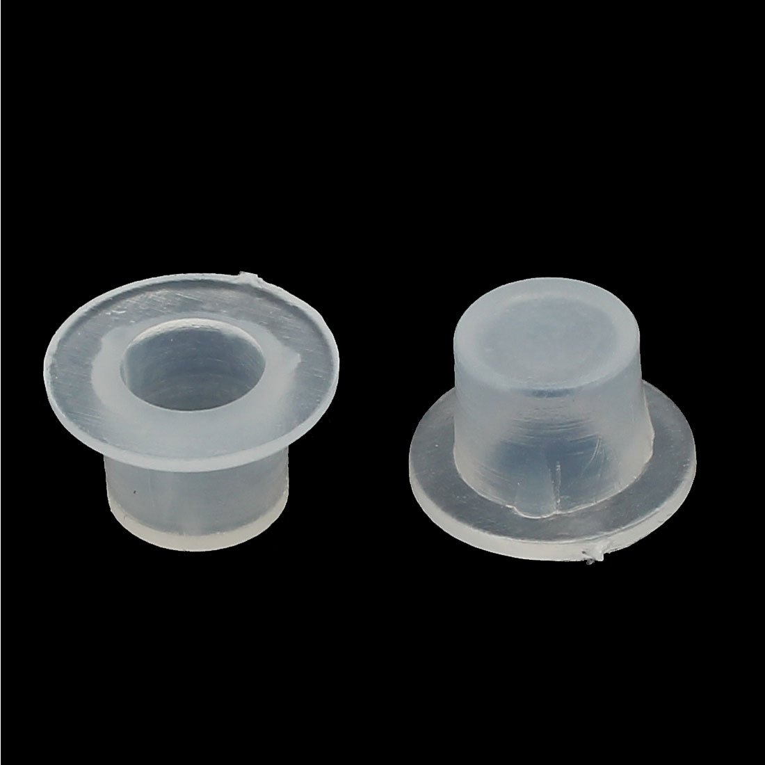 Aexit G1/8 PE Luer Fittings Plastic Thread Protection Sleeve debris Pipe Luer Cap Fittings Sheath 100pcs