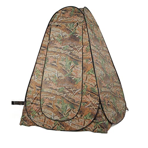 Carpa portátil plegable para ducha con estructura de acero y poliéster miniatura 2