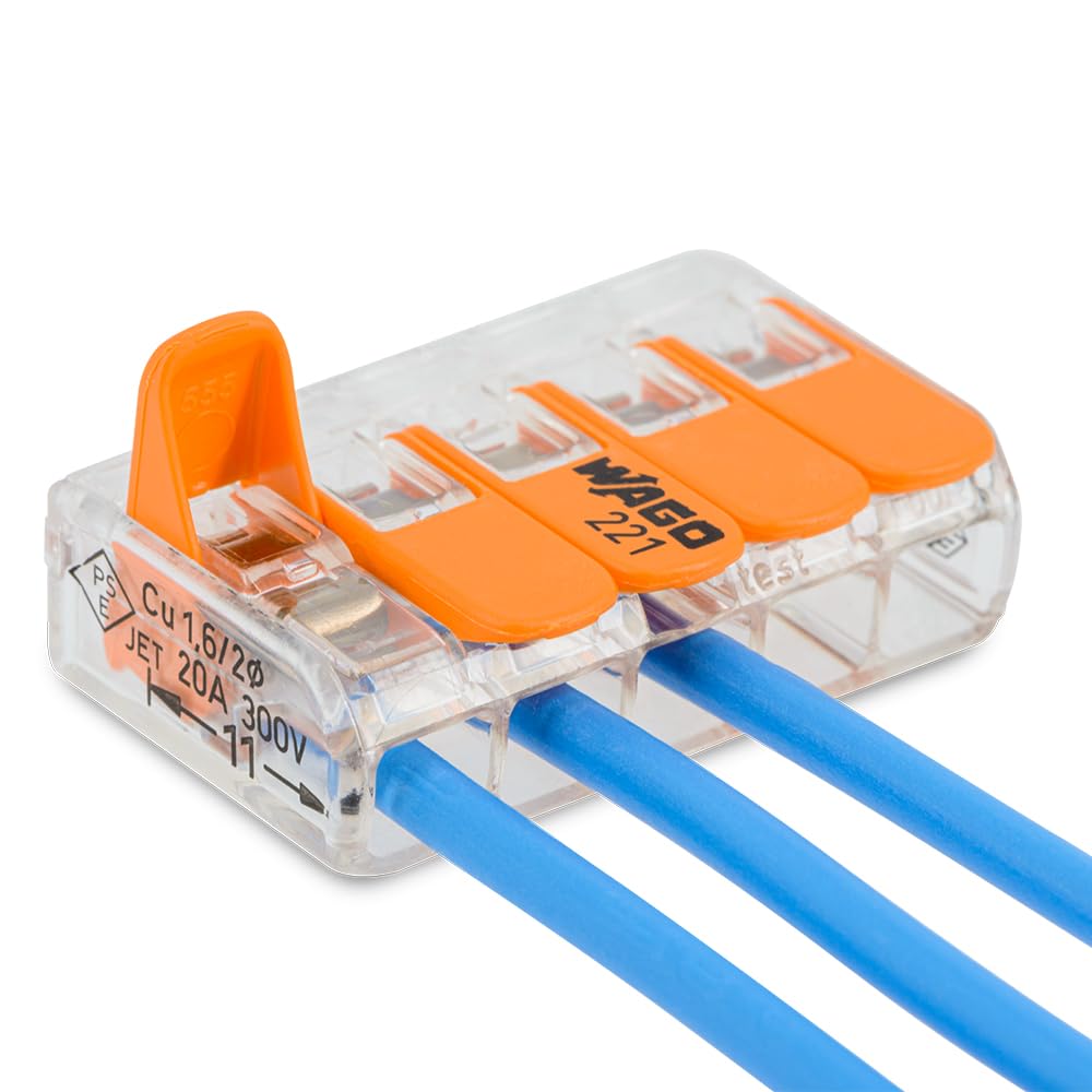 Boîte de 50 bornes de connexion automatique S221-5 entrées