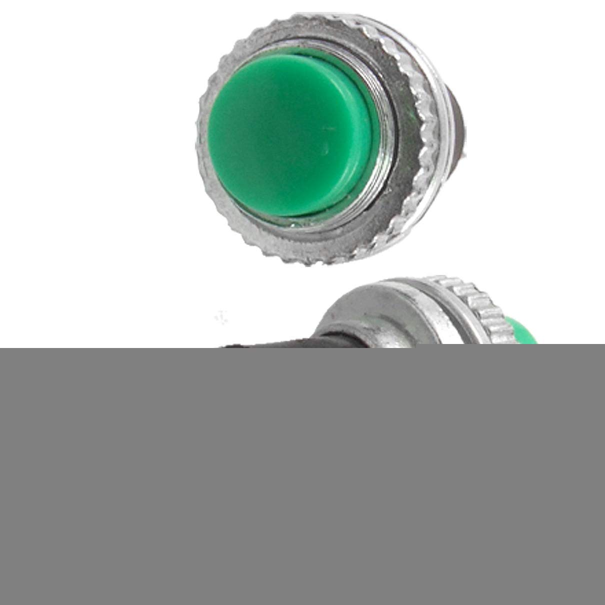 20 piezas interruptores SPST apagado/verde redondo momentáneo interruptores de botón pulsador VEzSgFdY