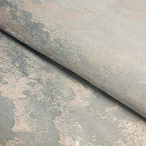 Upholstery Fabric Avalon Marbled Velour Velvet Curtain Cushion Material - Glacier Grey & Silver Cover