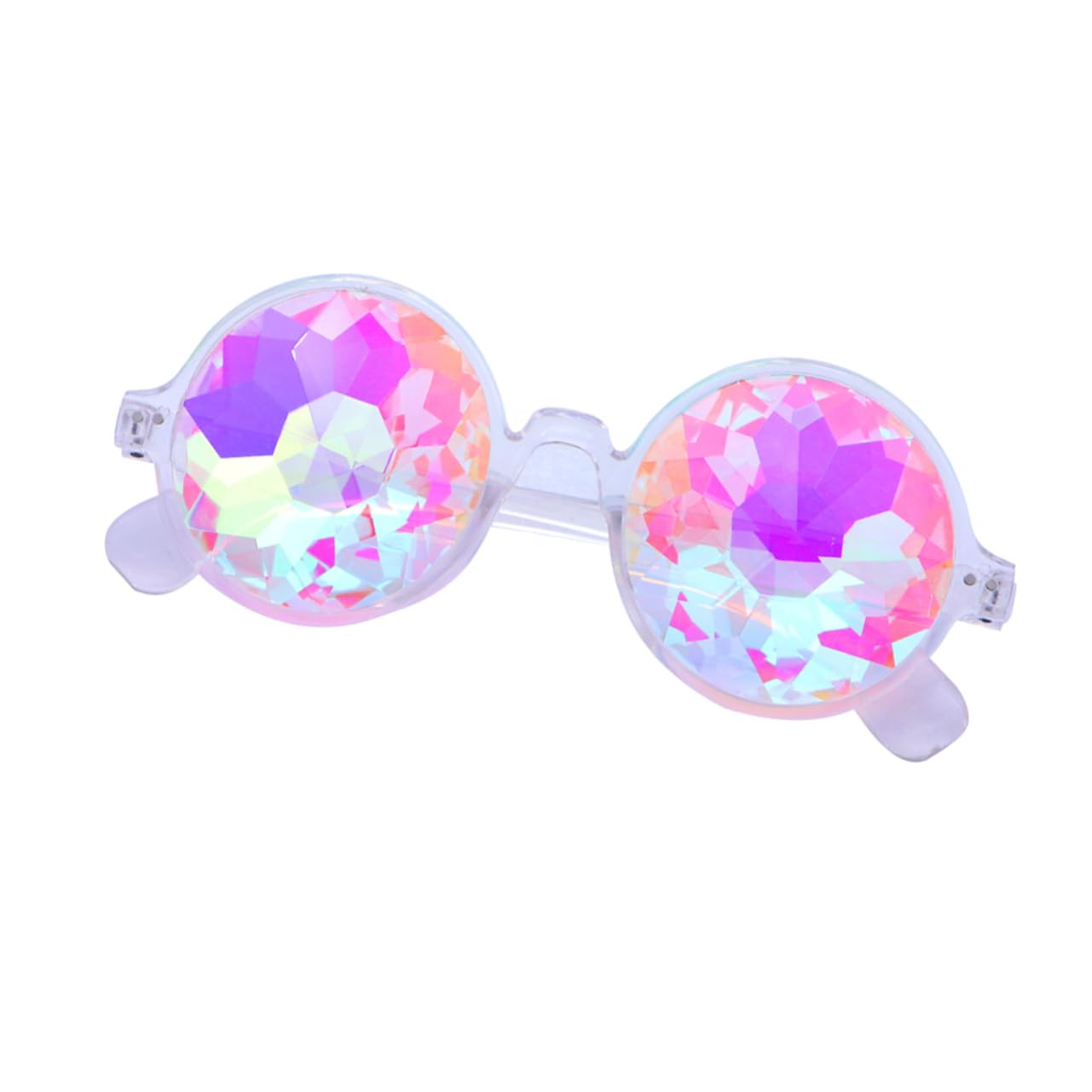 3 Gafas De Sol Caleidoscopio De Moda Con Patas Flexibles Para La Noche Y La Fiesta.