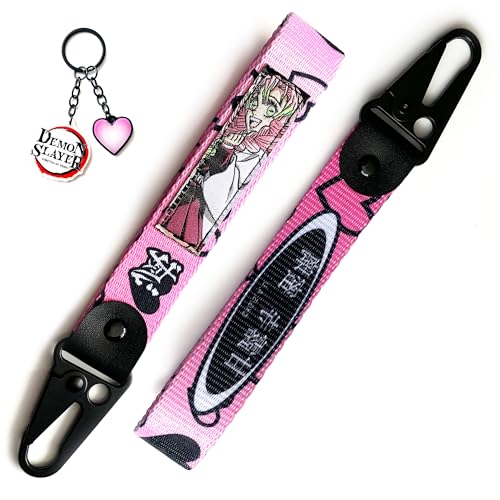 Demon Slayer - Mitsuri Keystrap and Keychain Bundle - Otaku