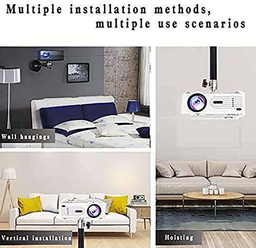 2-Be-Best Mini Projector Mount Projector Ceiling Mount Black 7.9 In / 20 Cm 360° Adjustable Projector Wall Mounts Hanger Holder For Led Lcd Video Projectors Camera Office Home School #TOP4