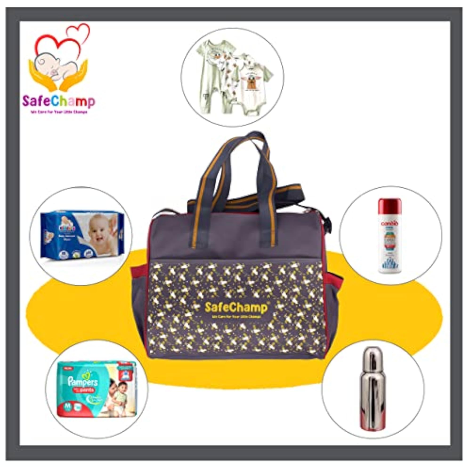 Multipurpose Diaper Bag Cum Mother Bag