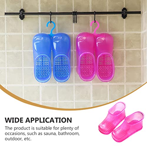 Zapatos para baño de pies HEALLILY 10.35x4.72x4.33 in miniatura 3