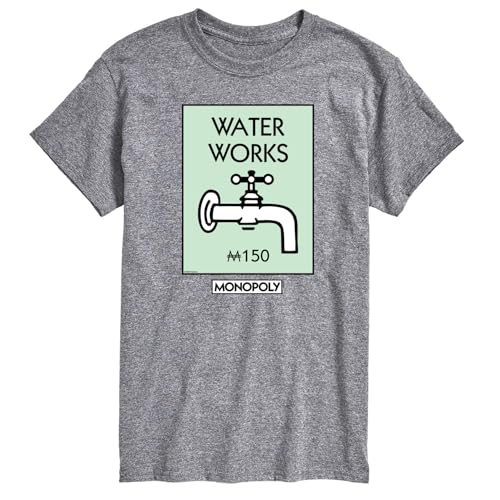 Monopoly - Boardgame Waterworks - Men's Short Sleeve Graphic T-Shirt