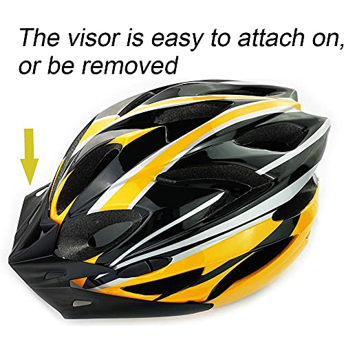 Image of UPANBIKE Adult Bike Helmet One-Piece Adjustable Head Safety Protection
