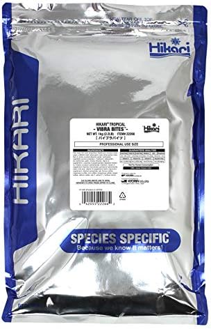 Hikari HK22266 2.2 Pound Vibra Bites Tropical Fish Food 2.2 lb (1kg) Red