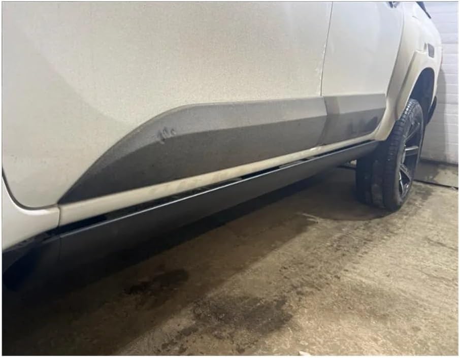 Electric Automatic Running Board Side Step Compatible with Toyota Hilux Revo 2016-2022 – Motorized Retractable Welcome Pedal SUV Exterior Accessories Kit(B Style Panel)