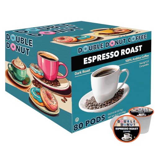 Espresso Coffee Pods (80 Pack) Dark Espresso Roast...
