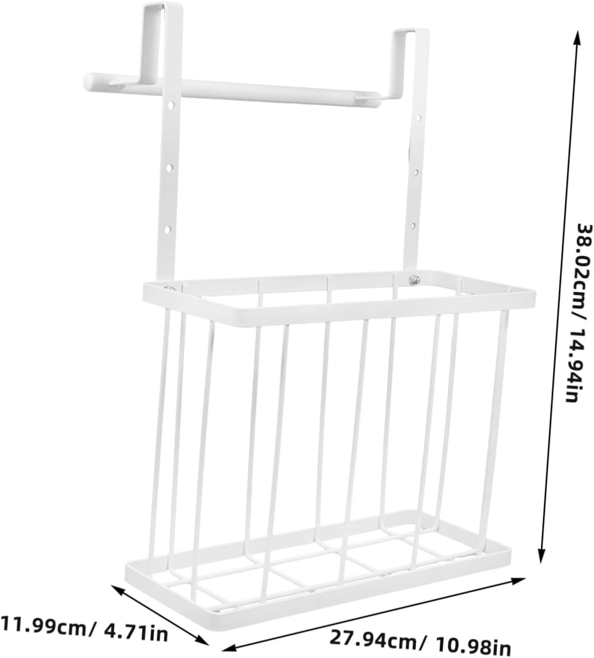 Cabilock Cabinet Door Storage Basket Wire Storage Baskets Over The Cabinet Towel Holder Kitchen Organizer Easy Cleaning