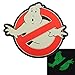 2AFTER1 Ghostbusters No Ghost Glow Dark GITD Cosplay Movie PVC Rubber 3D Hook&Loop Patch