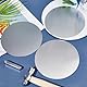 OLYCRAFT 3 Stück 15cm Aluminiumscheibe 1mm Dicke Runde Aluminiumbleche 1060 Aluminiumscheiben Anhänger Runde Stanzrohlinge Zum Laserschneiden Metallstanzen Schmuckherstellung DIY