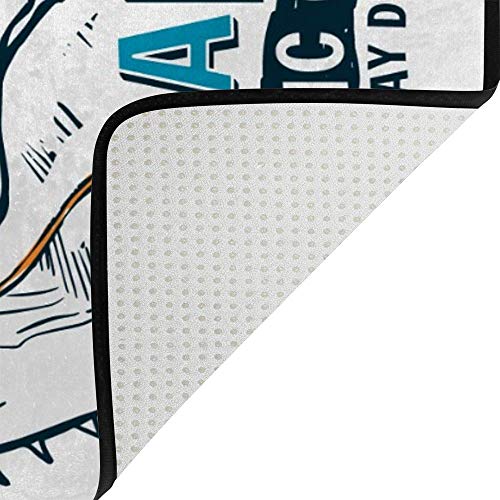 Tapis de sol velours corail dinosaure descente de lit enfant douce