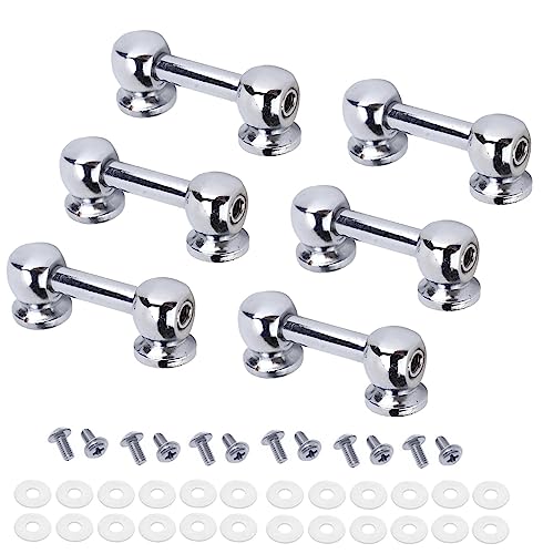 Pack of 6 Double End Drum Lugs (Chrome)