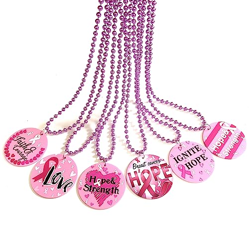 Médaillons roses cancer du sein : lot de 18 badges pour vos événements