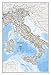 National Geographic Italy Wall Map - Classic (23.25 x 34.25 in) (National Geographic Reference Map)