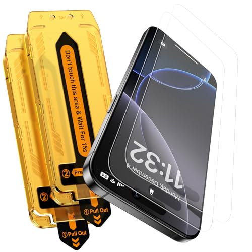 Echtglas Displayschutz 9H Für IPhone 16 15 14 13 12 11 Pro Max Mini Schutzfolie