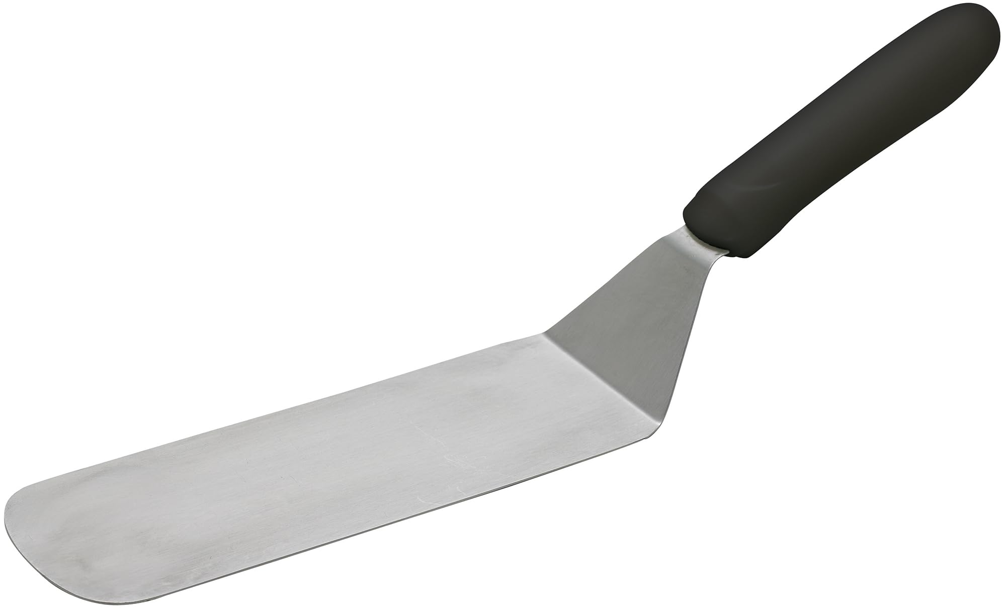 Flexible Turner 9 1/2" X 3" Blade by Winco – 8" x 3", Stainless Steel, Black, Model TKP-90