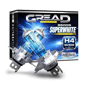 Gread – Gread - H4 Lampe Auto H4 12V 55W - super-white - Abblendlich