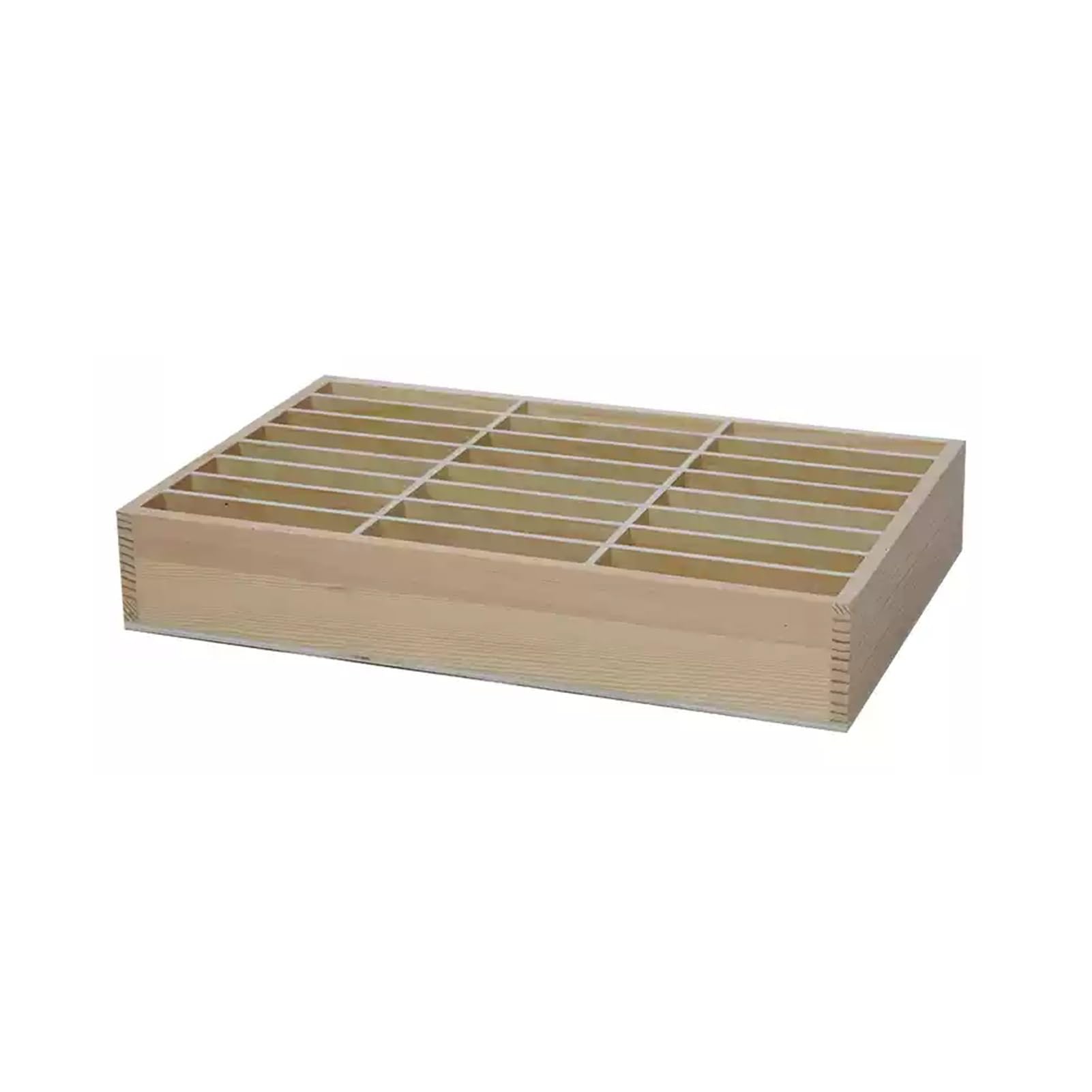 UGTFFT Mobile Phone Storage Box Wooden Mobile Phone Holder Box Desktop Storage Rack,Solid Wood Structure Sturdy and Durable,Compact Suitable for School Office Training Institutions(24 grids)