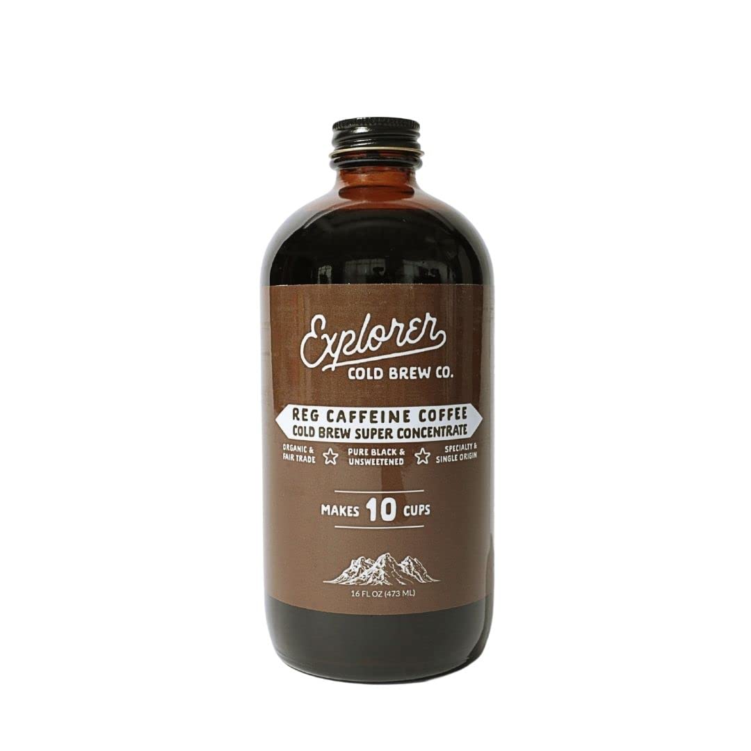 Buy Explorer Cold Brew Coffee Concentrate 16oz Bottle, 10x Liquid