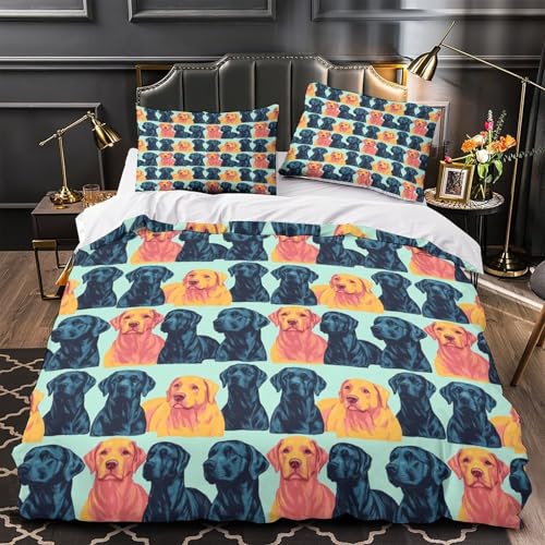 Parure de lit king 3D microfibre de qualité supérieure ultra douce - 2