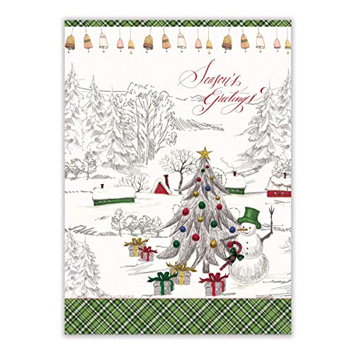 Michel Design Works Kitchen Towel, Season's Greetings