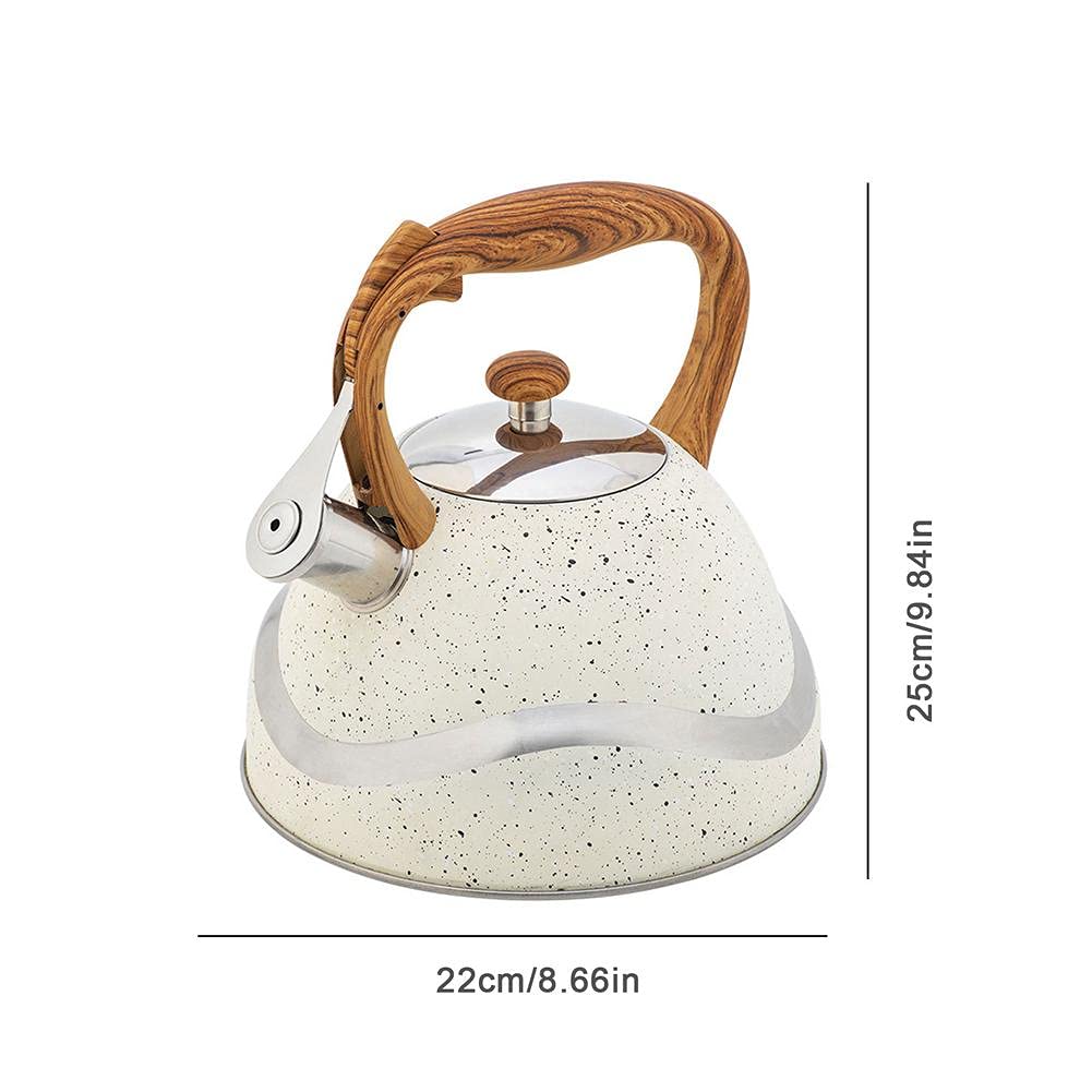 Czajnik 3,5 l ze stali nierdzewnej gwiżdżący czajniczek do herbaty czajnik czajnik z żaroodpornym uchwytem kuchenka gazowa, kuchenka indukcyjna, czajnik elektryczny