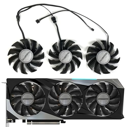 LTANDBR 3Pcs/Set 82MM T128015SU,+ 87MM T129215SU Graphics Card Cooler Fans for GIGABYTE Gigabyte RTX 3070 Gaming GV-N3070GAMING OC-8GD Video Card Fan