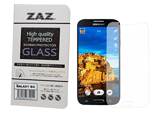 ZAZ Galaxy s4 (SC-04E) �Ή� �K���X�t�B���� �d�x9H ����0.26mm �����K���X ���E���h�G�b�W���H ��U�h�~���H �ώw�䐫�����R�[�e�B���O (FFP�p�[�P�[�W�j