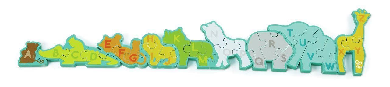 Hape E1627 Puzzle alfabet i parada zwierząt