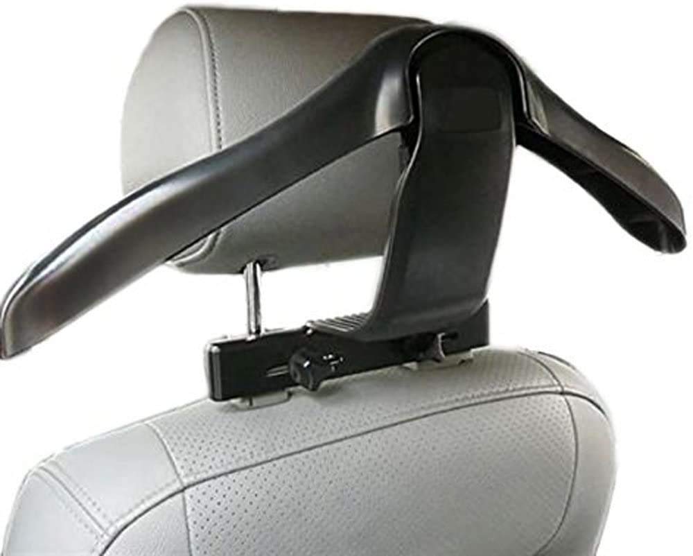 AMULAKH Car Coat Hanger,Headrest Back Seat Clothes Holder,Useful Tool Racks for Suit Coats on Car,High-End Multi-Purpose