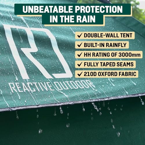 image for Reactive Outdoor Tent - 3 Second Tent - 3 Sec Instant Pop Up - Easy an