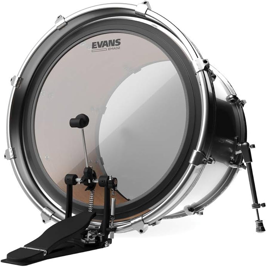 EMAD Onyx Bass Drumhead EVANS Drumheads D'Addario, 41 OFF