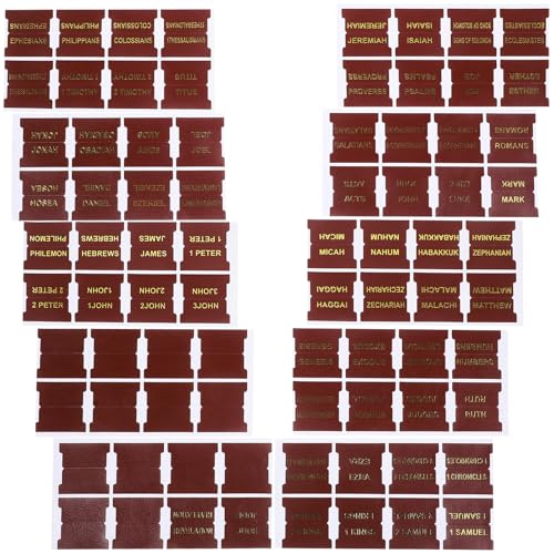 Pestañas bíblicas de cuero decorativo MAGICLULU, marcadores de alta calidad