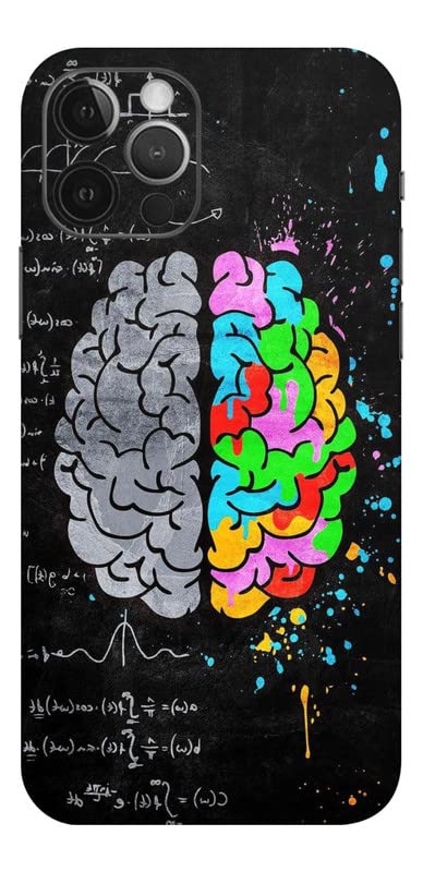 Image of Mobile Skin Sticker Compatible with Apple iPhone 12 Pro Skin Not Back Cover, Camera & Back Protector Mobile Skin Wrap; iPhone 12 PRO-KE-12