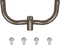 Vista 12 de ledmo Paquete de 2 Soportes de Bocina Doble para Luz LED de Estacionamiento Soporte de Montaje de 180 Grados Poste Redondo para Luz LED de Área Tipo