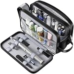 Toiletry Bag for Men, Water-Resistant Mens Toiletry Travel Bag & Tactical Shower Bag, Toiletries Travel Bag Storage for Grooming Accessories, Toiletry Bags for Travel Gym Dorm, Black, Medium, Fashion