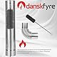 Danskfyre Ofenrohrbürste Ø 40 mm – Schornsteinfeger Bürste & Kaminbürste für schwierige Ecken, Ofenbürste & Entrußer, universaler Kaminbesen & Reinigungsbürste für sorgfältige Reinigungen, 32 cm Länge