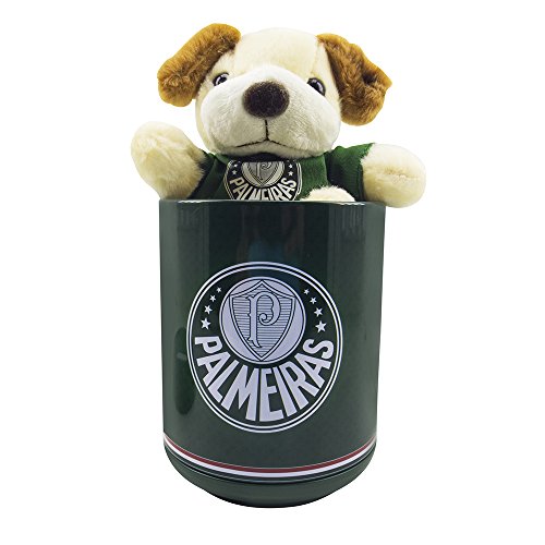 Cofre Metal +Bichinho Pelúcia Chaveiro Palmeiras