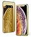 Produktbild Karomenic Spiegel Hülle kompatibel mit Samsung Galaxy S9 360 Grad Panzerglas Hart PC Schutzhülle Ultra Dünn Handyhülle Vorne & Hinten Doppel-Schutz Tasche Ganzkörper Hardcase Etui,Gold